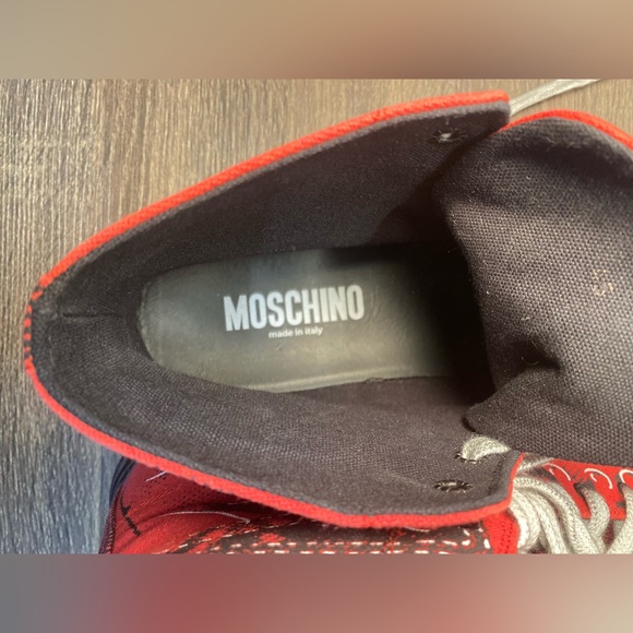 Moschino Mens High-Top Sneakers - Picture 7 of 11